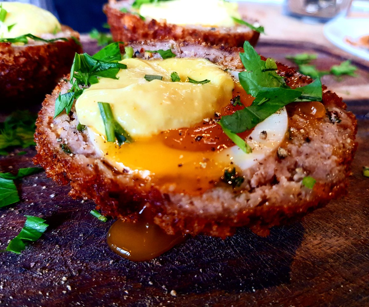 Eggcellent scotch eggs with aioli on the counter today! Limited offer so grab them whilst you can 👌