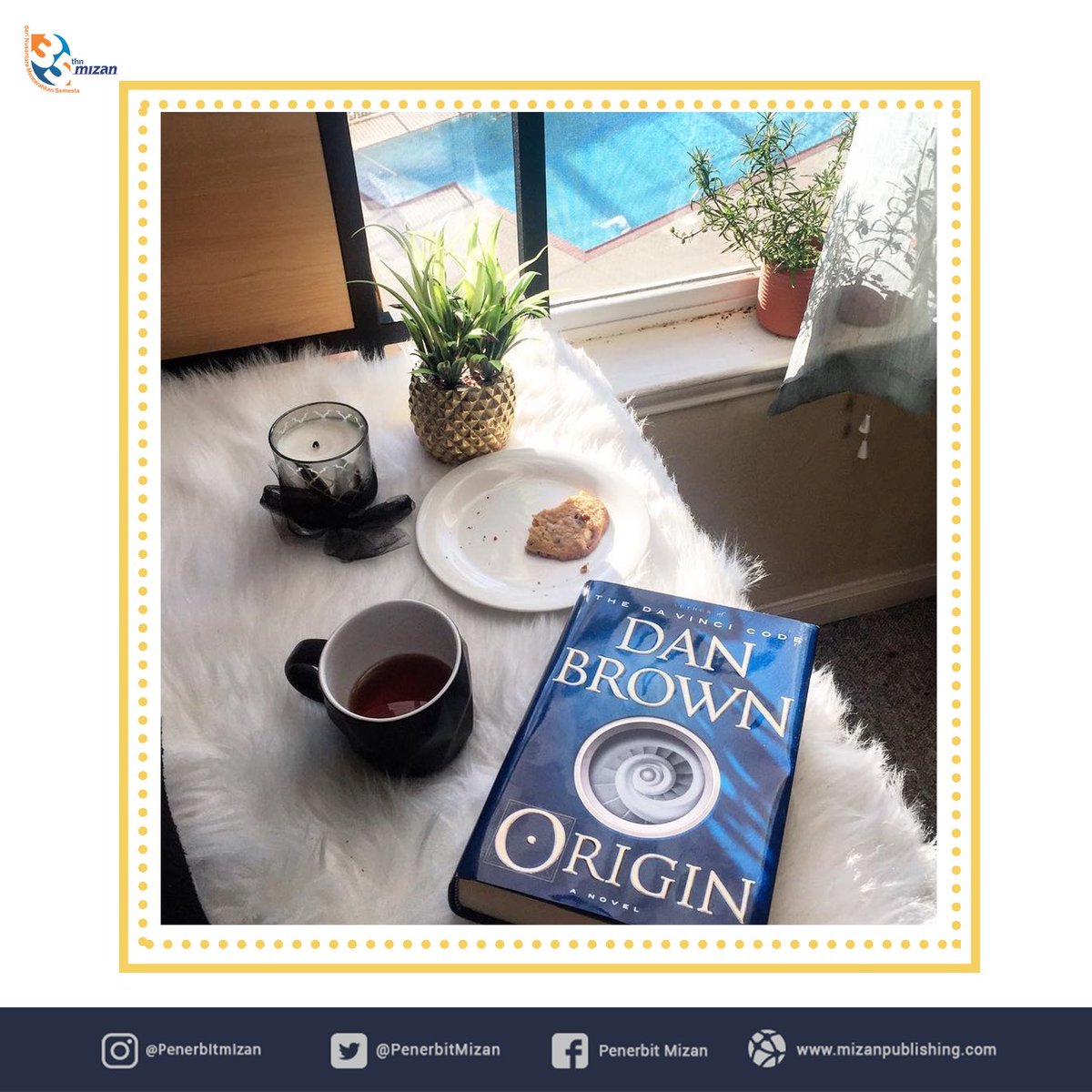 PenerbitMizan's tweet photo. “Ketika kehidupan berubah kelam, biarlah hatimu menunjukkan jalan,” - Dan Brown 

#DanBrown #DanBrownOrigin #Origin #Inferno #TheDavinciCode #PenerbitMizan #Mizan35 https://t.co/pVtsyuOjIl