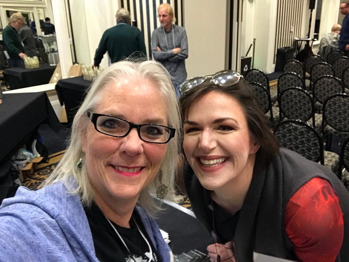 SusanGerbic's tweet image. Hanging out with @TheSciBabe at @SkeptiCalCon @GSoW_team
