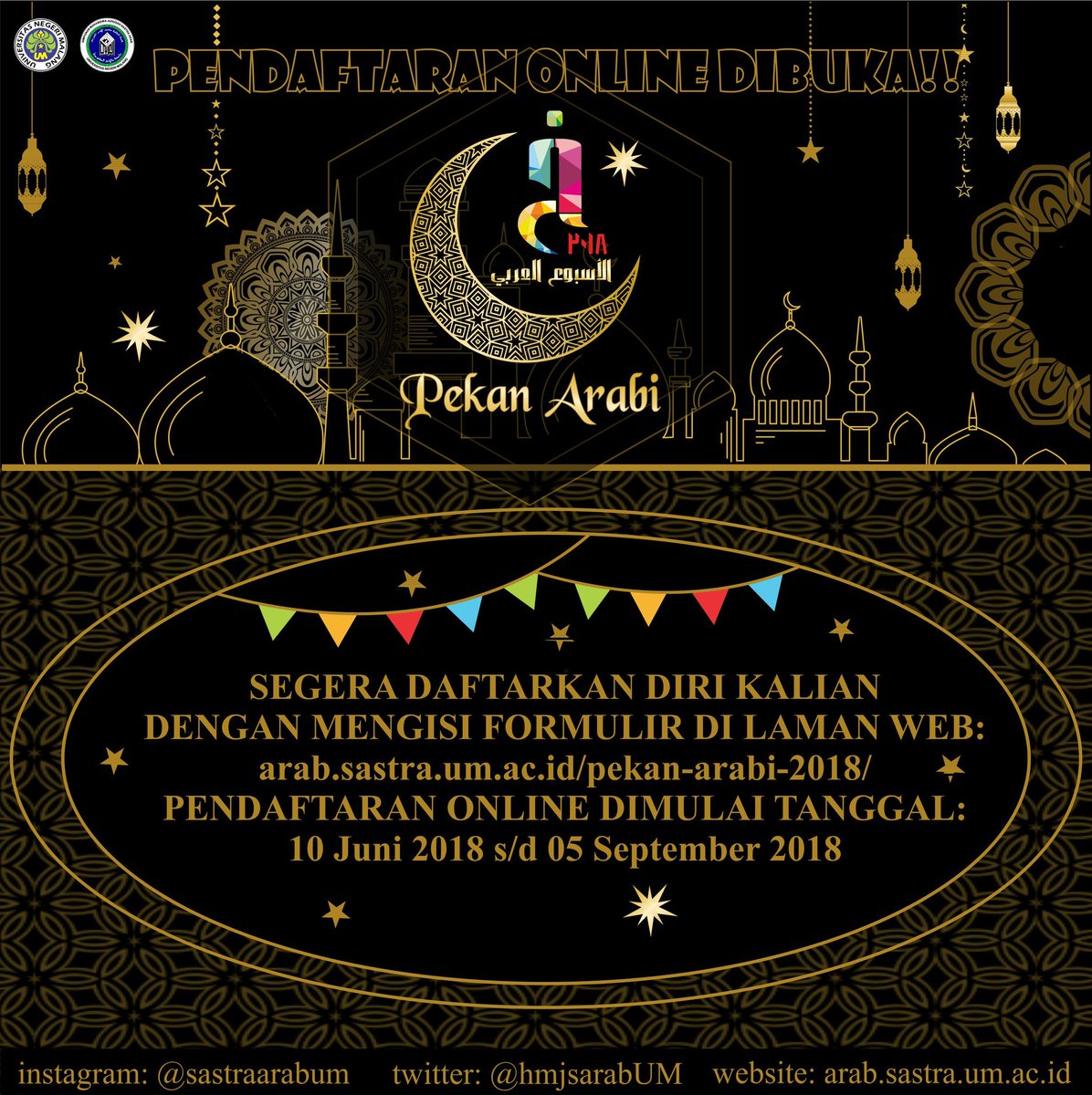 HMJ Sastra Arab UM tweet media