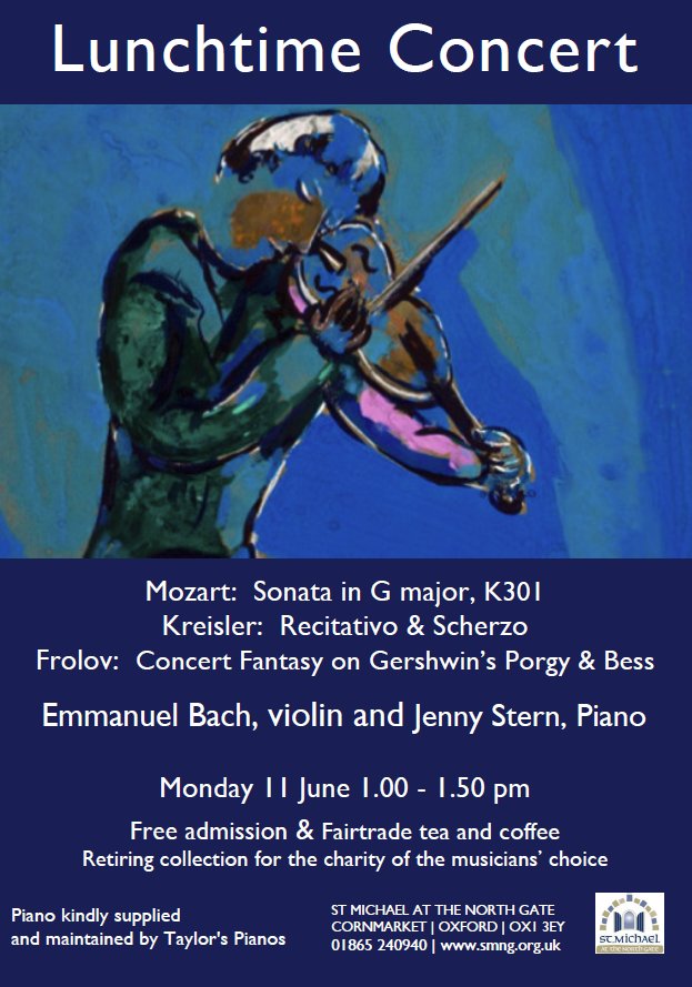 smng_oxford's tweet image. Music on Mondays 11/06 1-1:50. Emmanuel Bach, violin. Jenny Stern, Piano. Mozart, Kreisler, Frolov. Free entry &amp;amp; fair trade tea coffee
taylorpianos.co.uk