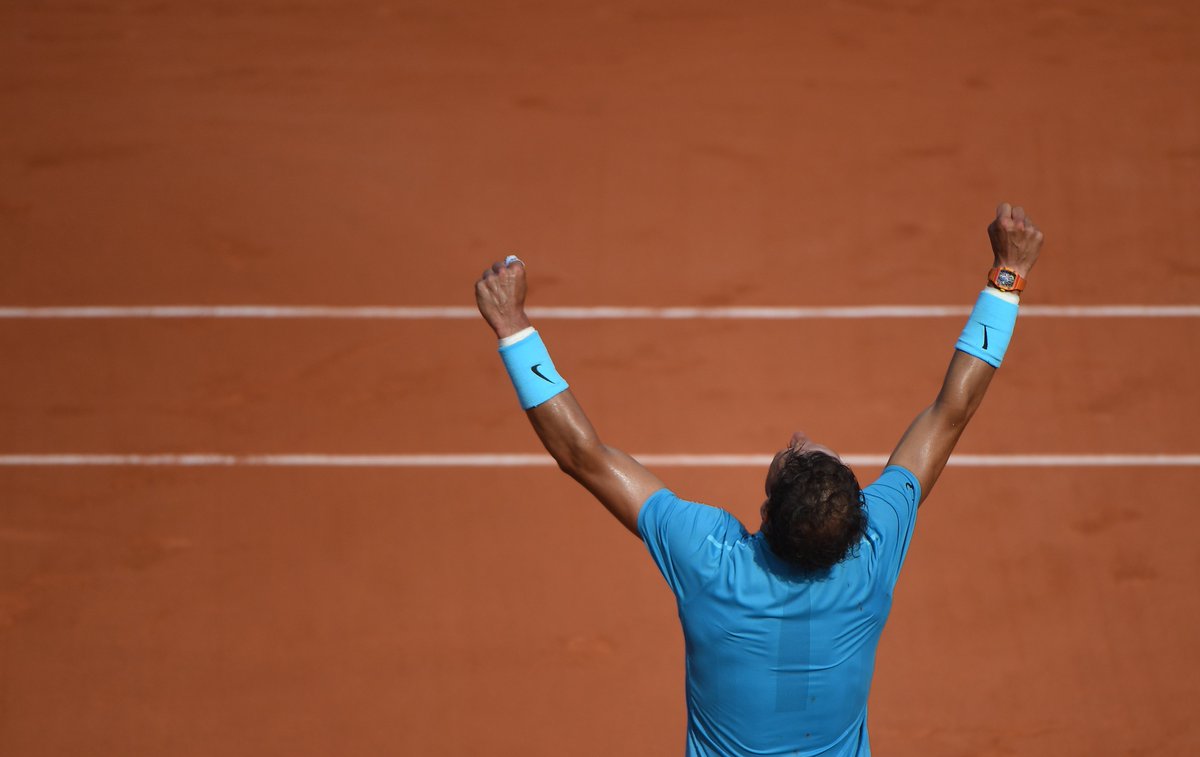 HE'S DONE IT!

Rafa Nadal wins the #FrenchOpen for the ELEVENTH time.

The King of clay 👑