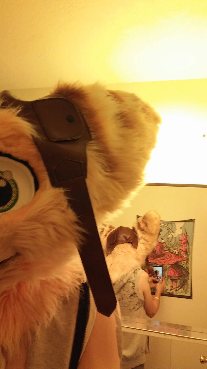 razlombax's tweet photo. Back when I attempted to make Ratchets head piece out of an aviators hat ^^ lol triple lombax ears!! *_* 
#lombax #fursuit #attemptfailed https://t.co/5DfGXgKpdG