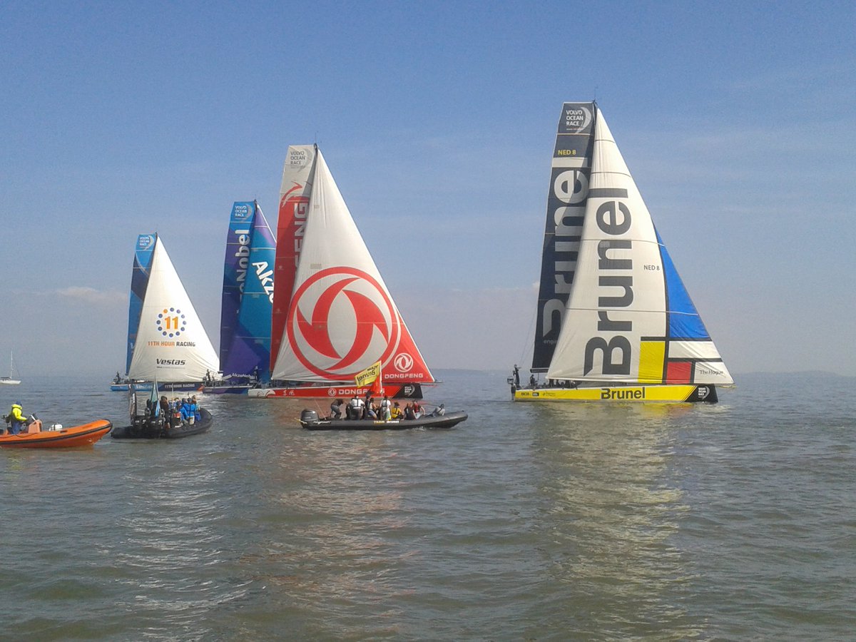 ChallengeWales's tweet photo. We certainly got close to the non-windy action of the #volvooceanrace #Cardiff #cardiffstopover https://t.co/ahwHUn0Bzz