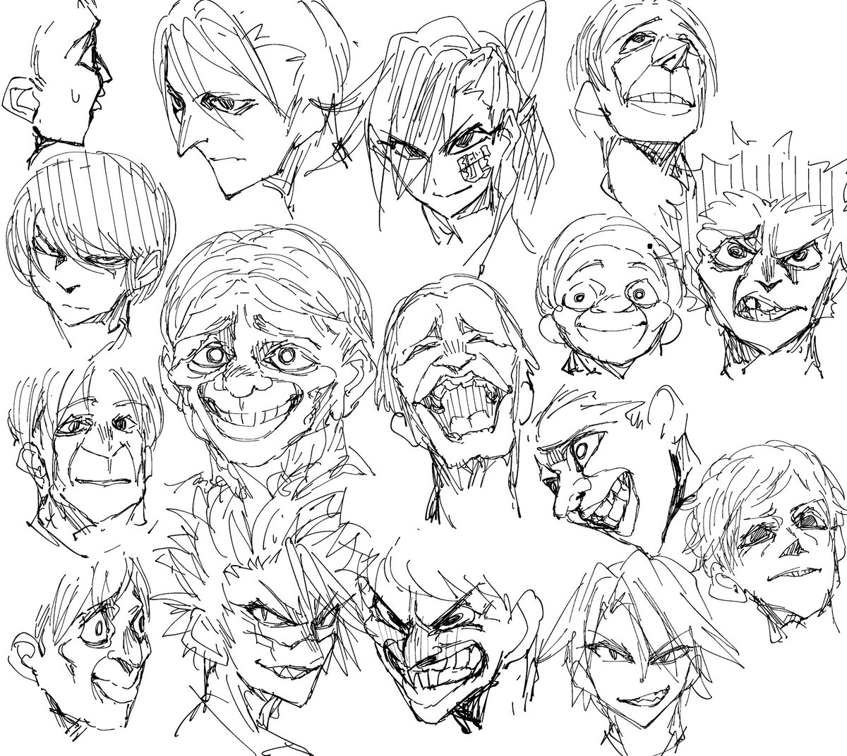 落書きの男たち 