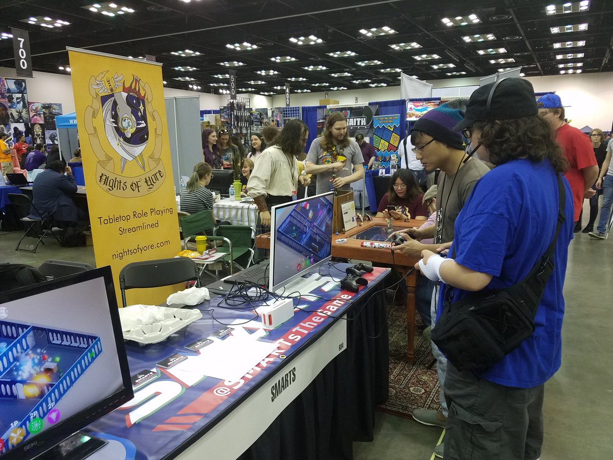 SMARTsTheGame's tweet photo. Still going strong on day 3 of #indypopcon https://t.co/Dmzz3HkGjb