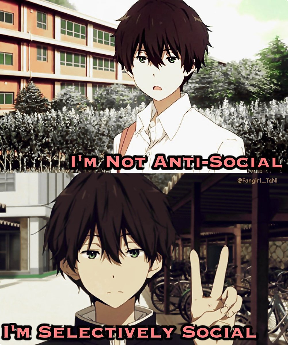 This quote goes well with Oreki Houtarou And also somewhat with me #anime #...