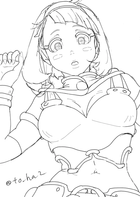 ニーナちゃん下絵〜 