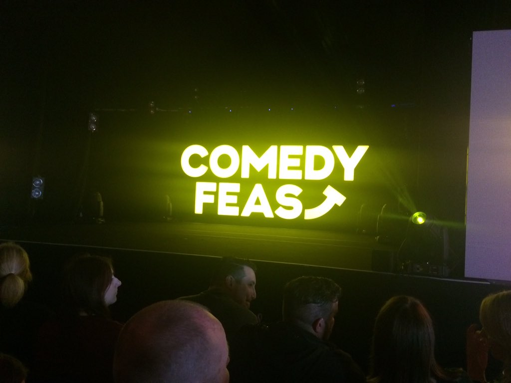 zoemuriel's tweet photo. Great afternoon at @comedyfeastuk with @GeorgiaWise yesterday. Managed to get seats on the third row for quality comedy from @BakersTweet, @kiripritchardmc and @joeldommett. Shoutout to compère @MattRichardson3 for making me laugh so hard my tummy hurt! 👏🏼🤣 https://t.co/n8u9zKjscH