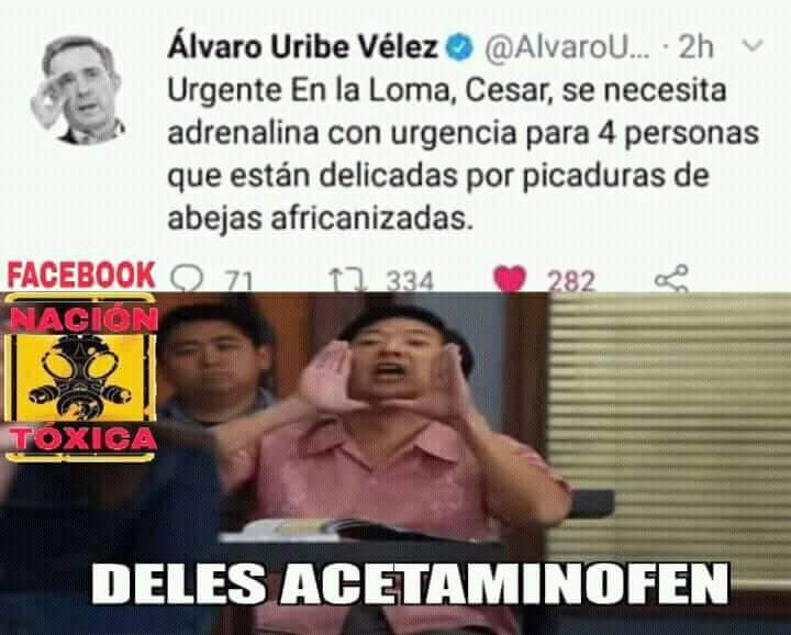 petrogustavo's tweet photo. No se preguntó  .@AlvaroUribeVel autor de la ley 100 que condenó la salud de Colombia porqué en La Loma desde donde se exporta carbón al mundo, no hay medicamentos siquiera para una picadura de abeja?

EL mismo vivió el fracaso de su propio modelo
 https://t.co/Z9cA5PDy7A