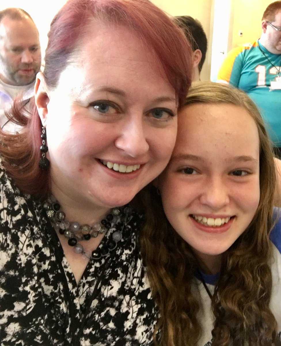 ThatMelSummers's tweet photo. Third day at the writer’s conference with my sweet and determined niece McKenzie Capito - we wrote and practiced and PITCHED our book ideas yesterday! 

#calliopewritersconference
#calliopewritingcoach
#BESTWRITINGCONFERENCE

And of course #AngieRocks https://t.co/QzhyOnyJHu