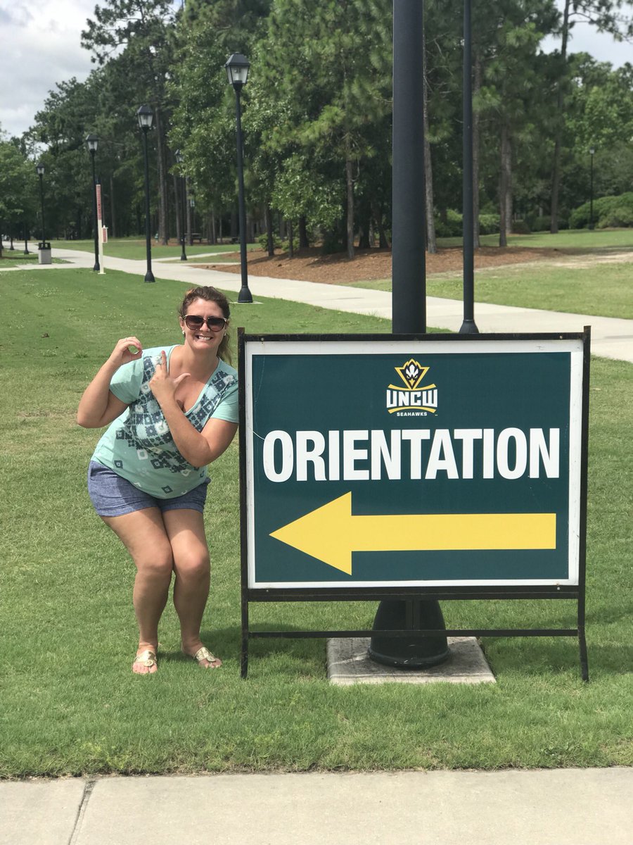 jennwstrange's tweet photo. Visited my alma mater today and had to take advantage of this photo opp! Who are we? OL’s! 🌊 #UNCW #UNCWalum #Classof2005 @UNCWilmington @UNCWCOM https://t.co/abBhBvEGs9
