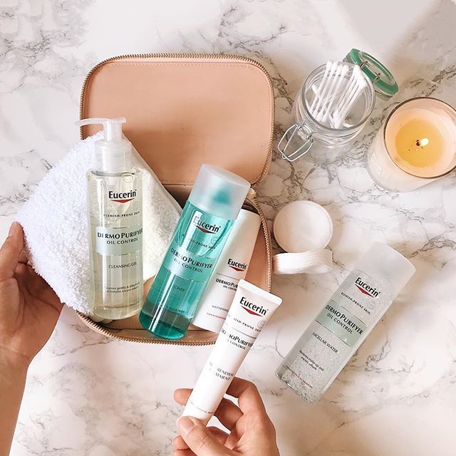KateSnooks's tweet photo. I think I’ve finally finished packing for my trip away with @eucerin_uk! Taking all of my favourite skincare products to keep my current hormonal blemishes at bay. Can’t wait to share my trip at #pureskincamp with you guys too 💕 #ad https://t.co/1oAt8ODnaj https://t.co/E8JVYlbhht