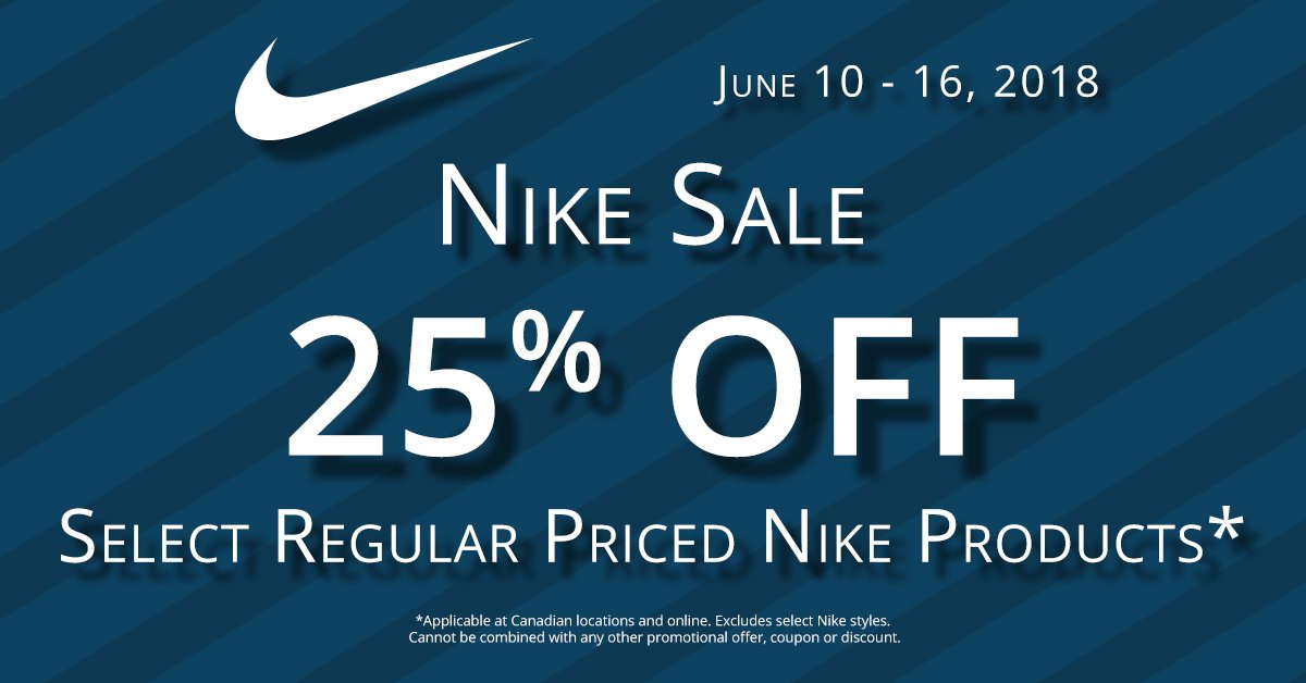 Today until June 16th- Nike sale! 
Shop now > ow.ly/nHHe30kpqYS
