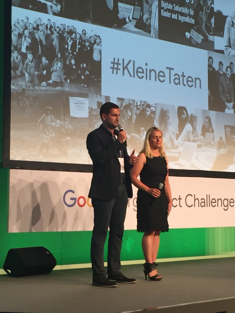 hackthesociety's tweet photo. Impressionen von der Google Impact Challenge #kleineTaten #bestesTeam @integreatapp #someAreMissing #innovation #SocialEntrepreneurship #FutureofEurope #BigIdeas #Impact https://t.co/a1vIR4TJlh