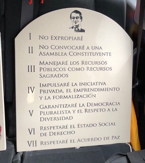 BruceMacMaster's tweet photo. No es comprensible que para darle su apoyo hayan tenido que exigirle que firme unos compromisos en mármol
Por qué tenían que hacer esas exigencias?
Algunas de ellas se refieren a exigirle que cumpla la Ley, la Constitución y respete el Estado de Derecho?
Es tanta la desconfianza? https://t.co/Mh2prLBXvh