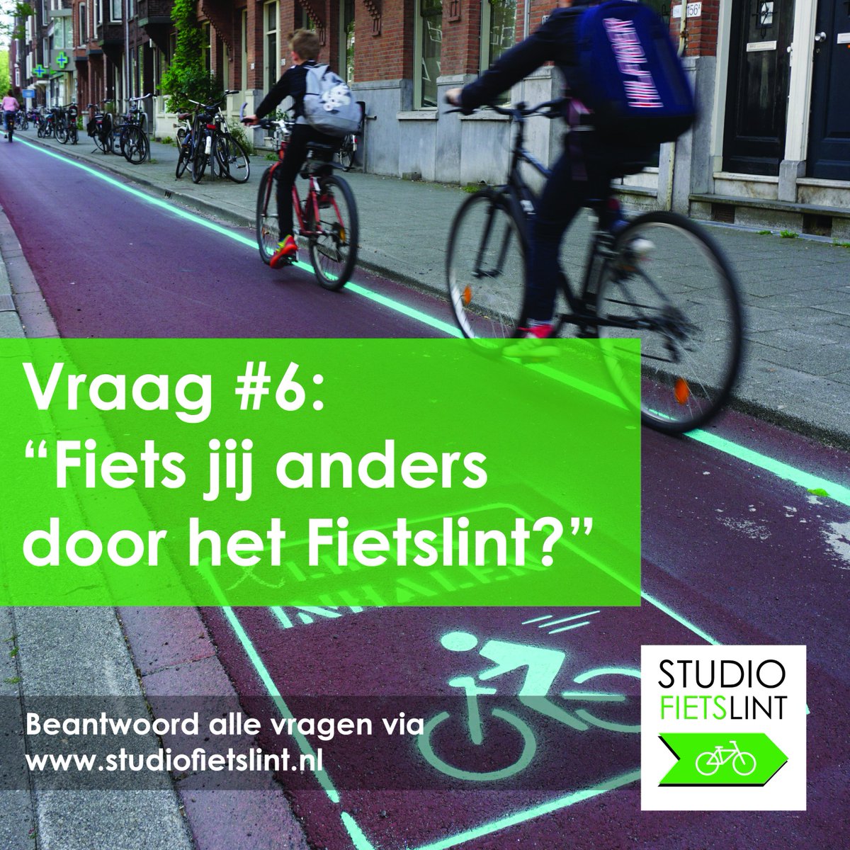 StudioFietslint's tweet photo. Beantwoord alle vragen van deze #pilot in @rotterdam via https://t.co/6RnH8Njofl en help mee voor #FijnerFietsen! Tot en met woensdag 13 juni testen we het #Fietslint op de #Beukelsweg en #Beukelsdijk. Testen jullie ook mee, @filedier, @fietsfan010 en @Fietsersbond010? https://t.co/6MMDijCQef