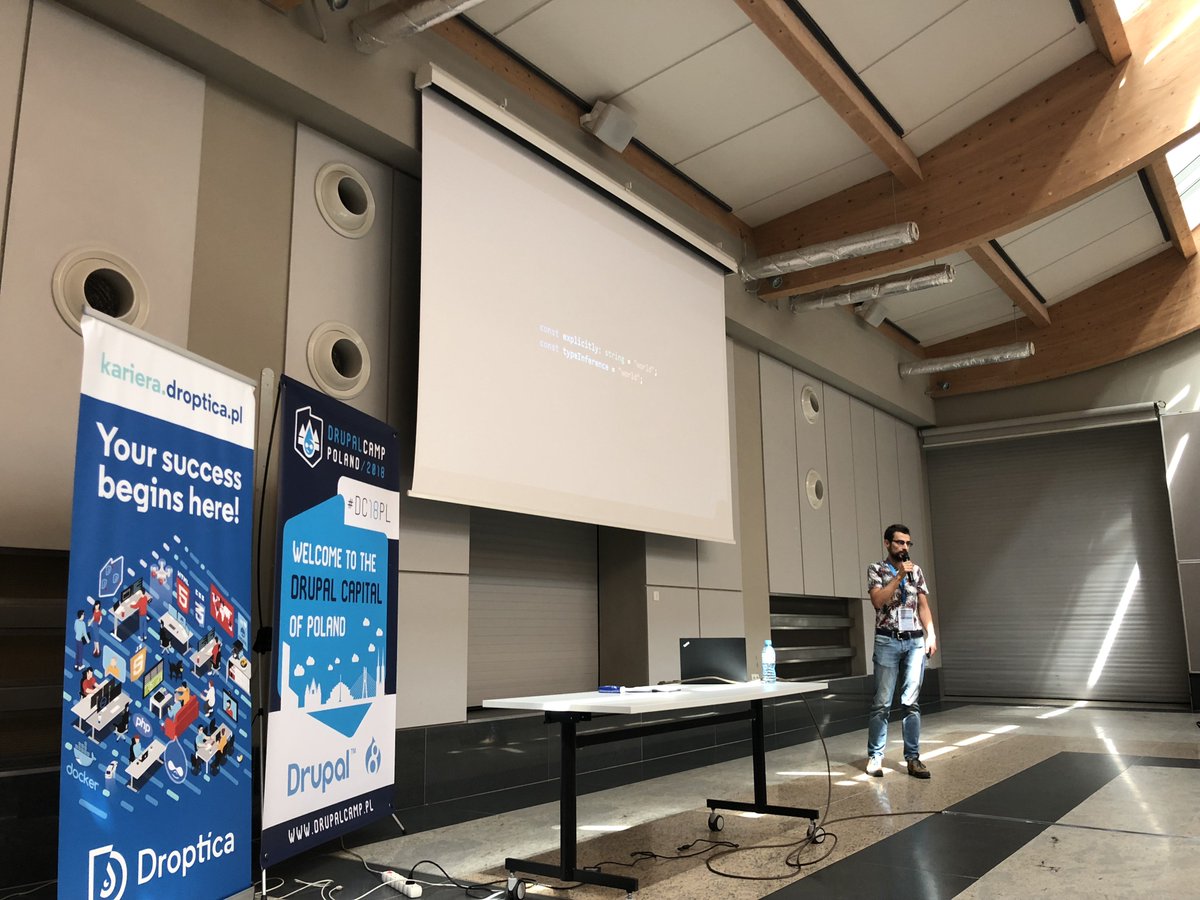 grzegorzbartman's tweet photo. #dc18pl #DrupalCamp https://t.co/CcjL4To4Z8