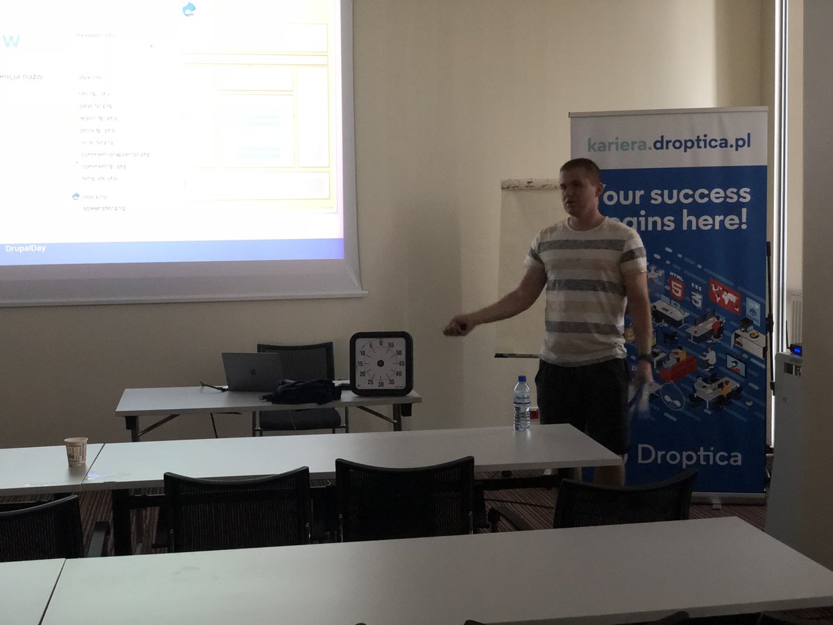 grzegorzbartman's tweet photo. #dc18pl #DrupalCamp https://t.co/CcjL4To4Z8