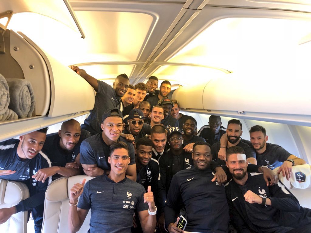 NabilFekir's tweet photo. ✈️En route !! 🇷🇺 🏆 https://t.co/TTAOtGa94M