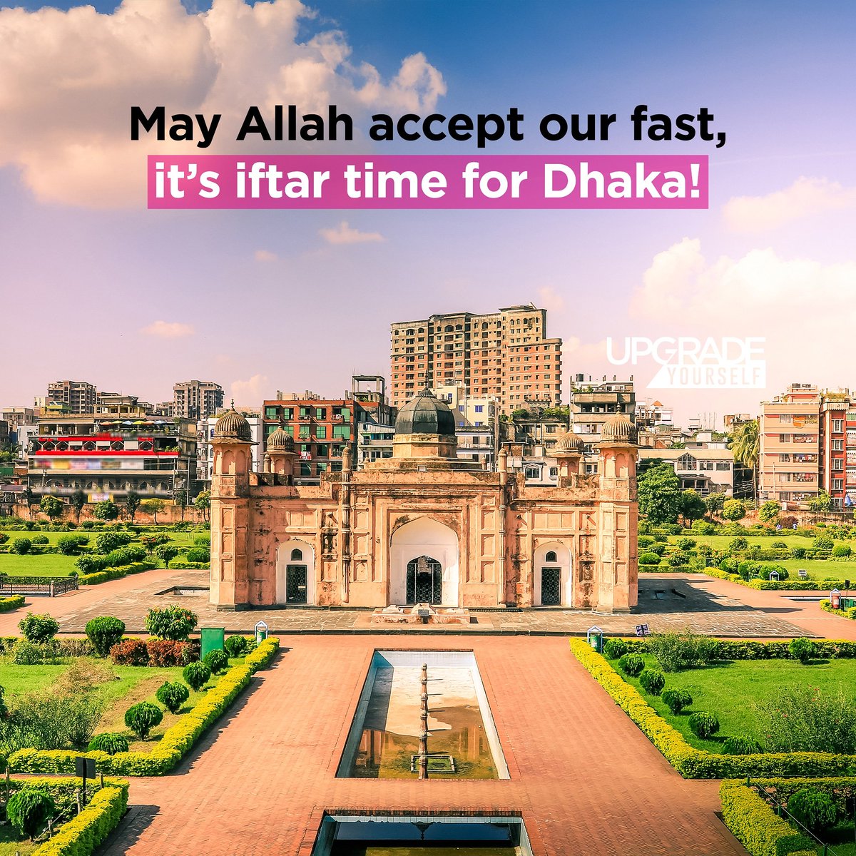 uyglobaleng's tweet photo. May Allah accept our fast, it's iftar time for Dhaka🎉 https://t.co/CW4uymoCd0