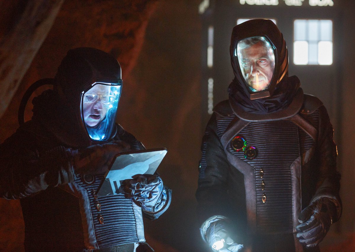 brinatello's tweet photo. The Ice Warriors Cometh ... on the planet Mars! #OTD last year (June 10, 2017), the ninth episode of #DoctorWho Series 10, #EmpressOfMars aired. Written by @Markgatiss. #PeterCapaldi #12thDoctor @Pearlie_mack #BillPotts @RealMattLucas #Nardole @ferdosnandos #Catchlove https://t.co/9nHQYhLXEi