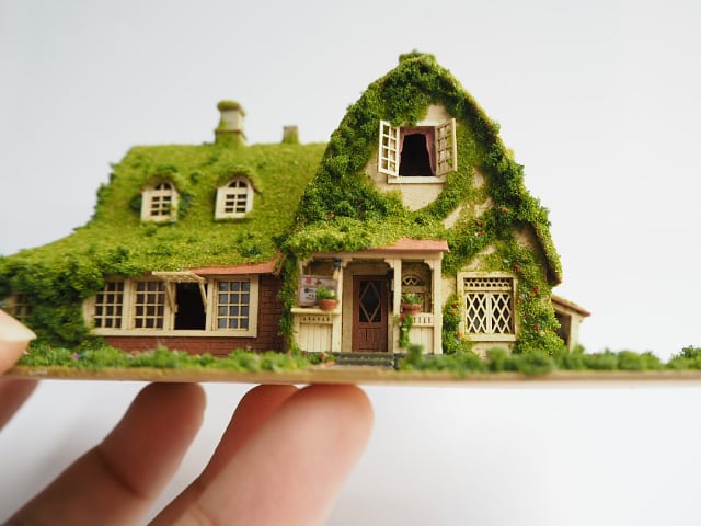 Misaki Miniature Sur Twitter 魔女の宅急便のキキの実家 オキノ邸 ペーパークラフトとは思えない クオリティに仕上がるので楽しいです みにちゅあーと オキノ邸 魔女の宅急便 T Co Qejvpyap5t Twitter