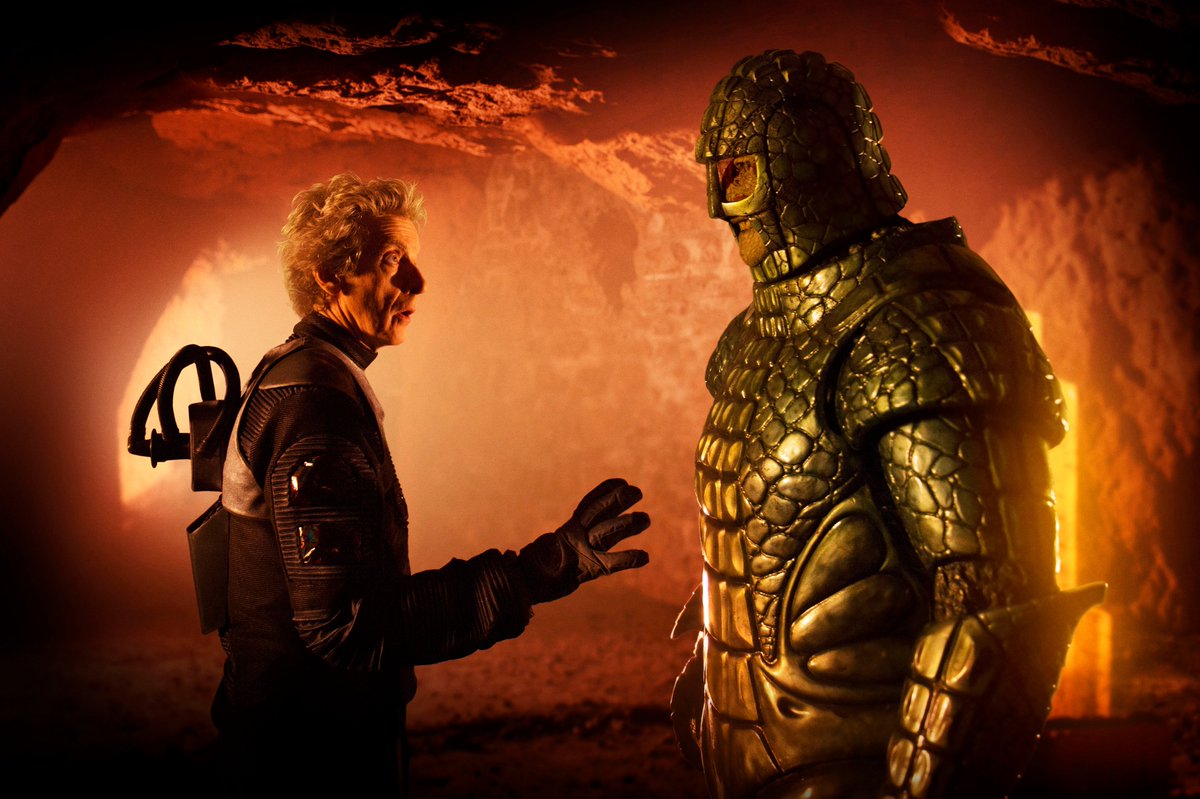 brinatello's tweet photo. The Ice Warriors Cometh ... on the planet Mars! #OTD last year (June 10, 2017), the ninth episode of #DoctorWho Series 10, #EmpressOfMars aired. Written by @Markgatiss. #PeterCapaldi #12thDoctor @Pearlie_mack #BillPotts @RealMattLucas #Nardole @ferdosnandos #Catchlove https://t.co/9nHQYhLXEi