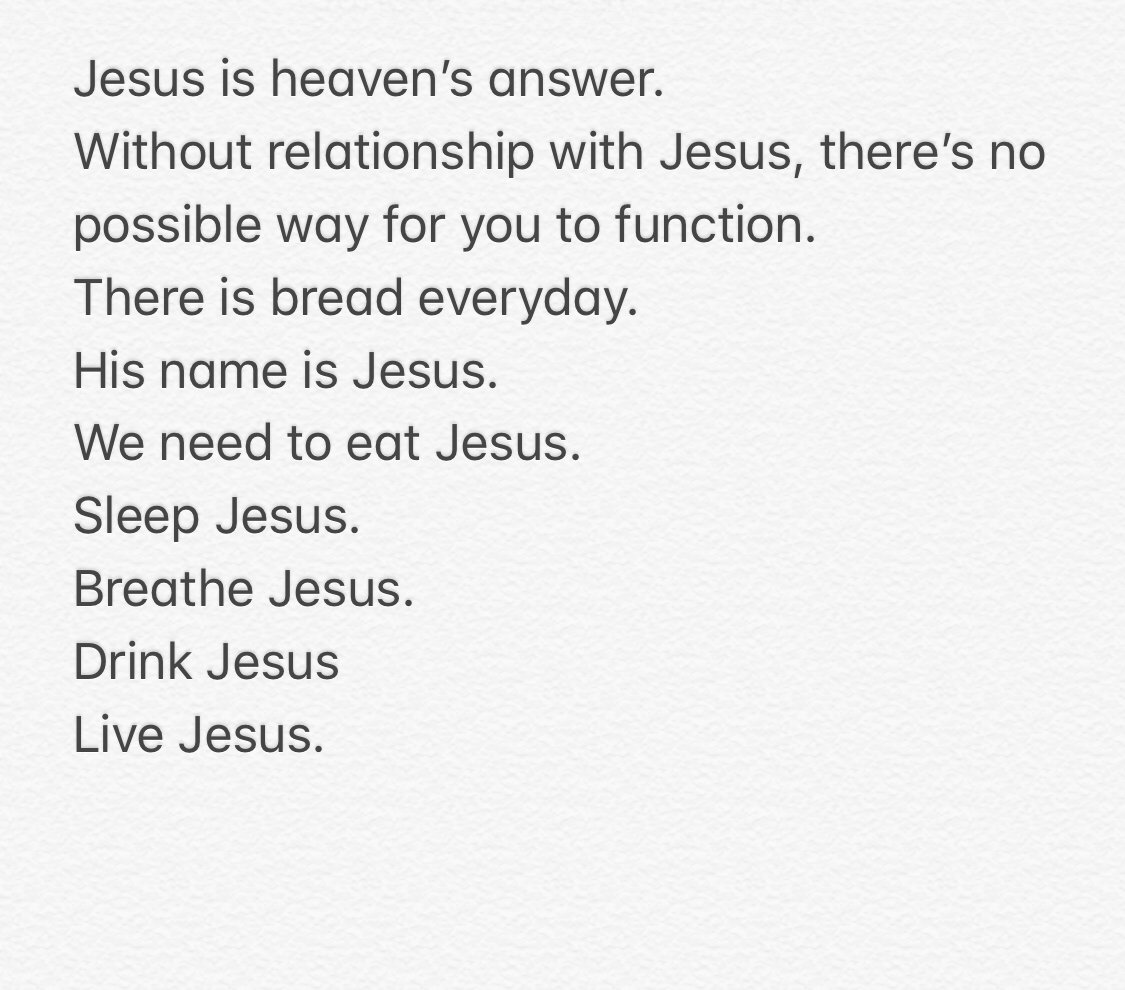 ToddWhiteLC's tweet photo. Just Jesus. https://t.co/eLzom3wO5S