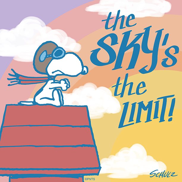 Snoopy's tweet photo. There’s no limit to what you can do. https://t.co/OuKyiCvIBf