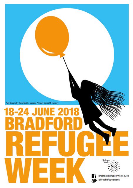 My Dream? Refugee Week Art Exhibition. A press release detailing the exhibition is now available on Bradford Refugee Week 2018 Page. Please take a look and share.