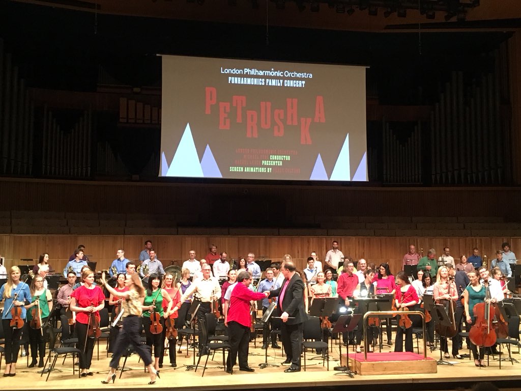 Culture_Baby's tweet photo. Fantastic #funharmonics concert from @LPOrchestra &amp; @southbankcentre of #Petrushka - brilliantly narrated &amp; brought alive for families with movement, demonstration of sounds and an adorable animation on a screen. One of the best family concerts we’ve seen. https://t.co/pq1hrt3Wpk https://t.co/M2hSXJoFrC
