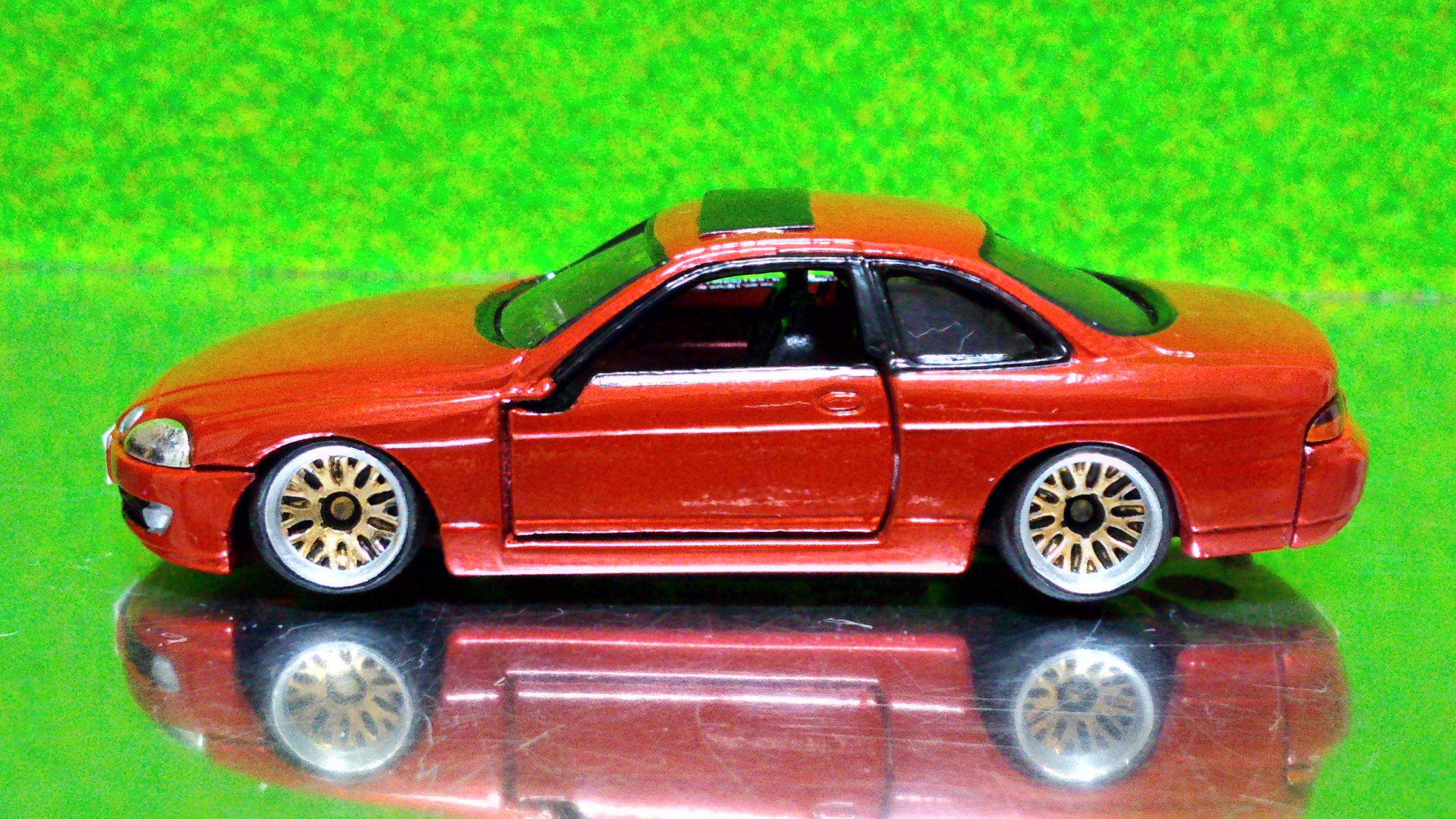 ホットウィールカスタム ダットサン サニトラ ADVAN✩深リム