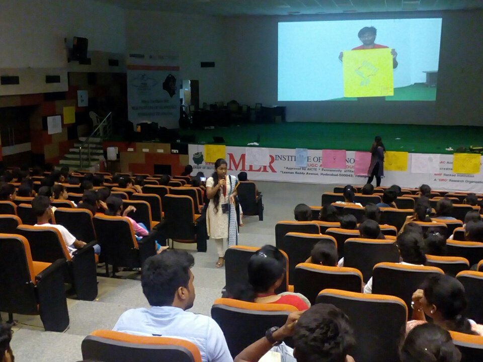 pranavapari's tweet photo. Women empowerment #mlrit @ Swecha summer internship #swecha https://t.co/sARzWJrTN9