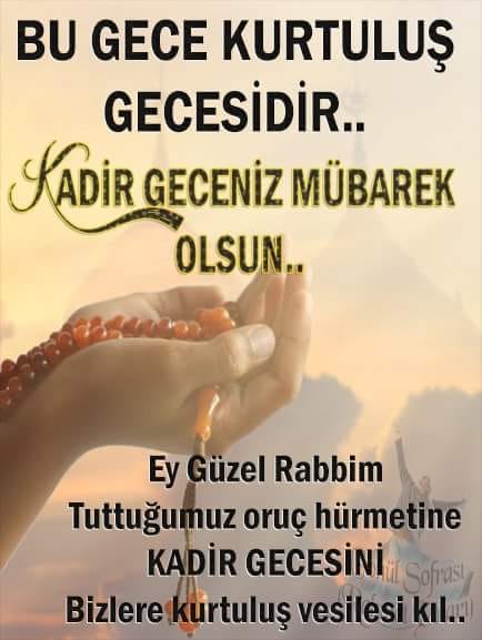 Tüm müslüman aleminin kandili mübarek olsun .