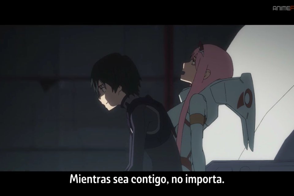 EnriqueBp5's tweet photo. Hiro:"Siempre estaremos juntos
Zero: Y si nos separamos?
Hiro: Iré por ti.
Zero: Lo prometes?
Hiro: Lo prometo.

Esto es mas que un amor de ficción, amigos eso si es amor de verdad que enfrenta toda la adversidad 💕, el mejor episodio hasta ahora.

#ZeroTwo 
#DARLINGintheFRANXX https://t.co/Q9ftTA8PuY
