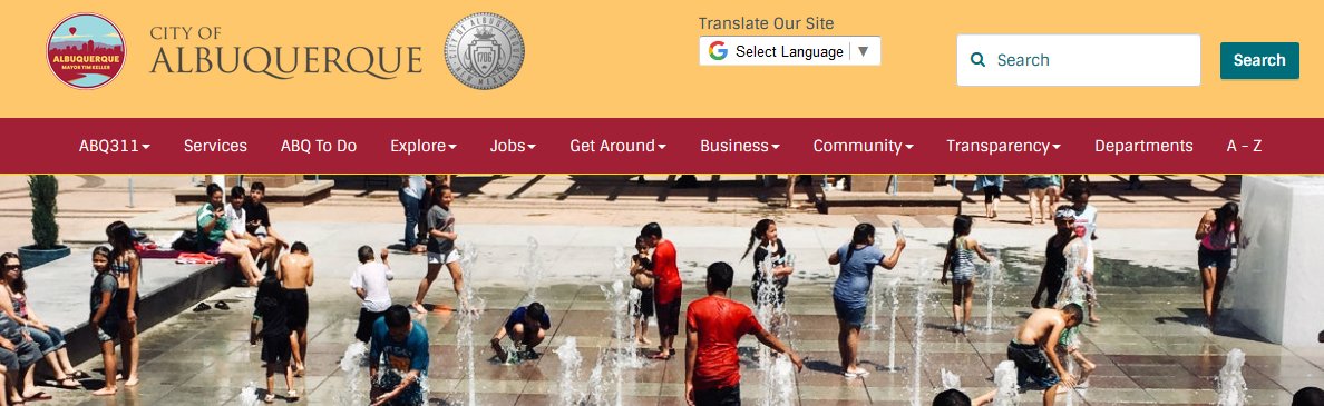 DemandGenDan's tweet photo. Anyone know who ended up getting the contract work to update the City of Albuquerque website? It looks and works better! Nice to see this new administration upgrade their digital assets. #millennialapproved #abqtech https://t.co/IzoxShdUIk