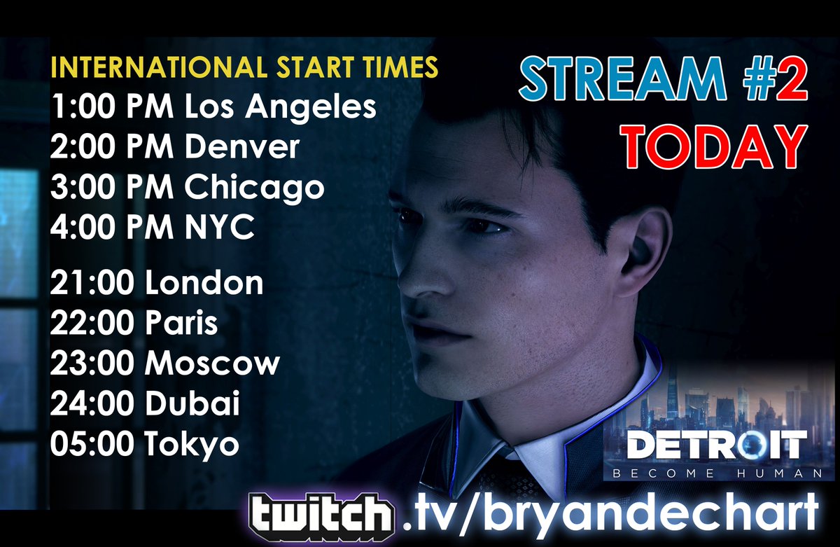 BryanDechart's tweet photo. 76K on #Twitch!!!
< #ConnorArmy RT to INVITE >

Your chance to WIN an Autographed copy of #DetroitBecomeHuman, 
signed by me, @AmeliaRBlaire (Traci) @NeilNewbon (Kamski/Gavin) &amp; @mattvladimery (Ralph) 

https://t.co/0cIAUrb34l https://t.co/dh1ZpDogBJ