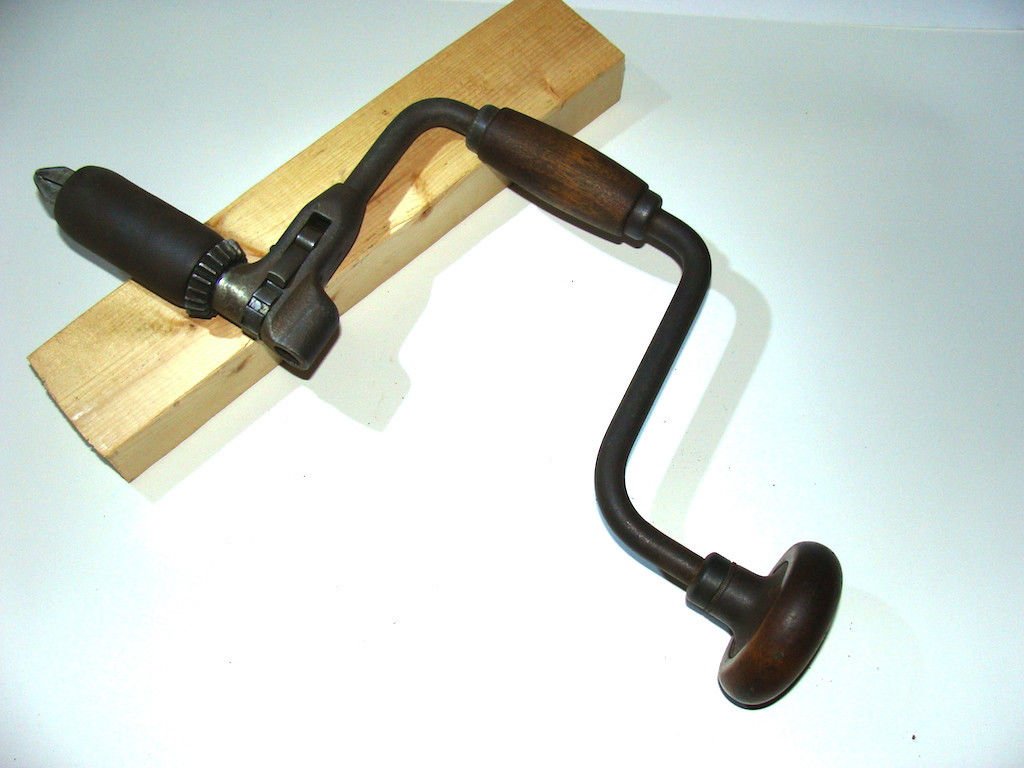 TaiChi_John's tweet photo. #Vintage #Antique #Hand #Drill #Brace #Ratcheted #Reversible #Wood #Grips - Beautiful Antique Tool FOR SALE at EBAY - https://t.co/vLshBES8av https://t.co/QrKmAiRFbf