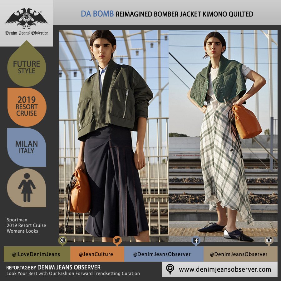 FashionWeekDJO's tweet image. bit.ly/sportmax-max-m… Sportmax 2019 Resort Cruise Womens #Sportmax #bomberjacket #clubjacket #varsityjacket #kimono #croptop #midriff #quilted #plaid #bucketbag #Resort2019 #croisière #Resort19 #PreSpring #fashion #style #RTW #womenswear #trends #trendsetter #fashionforward