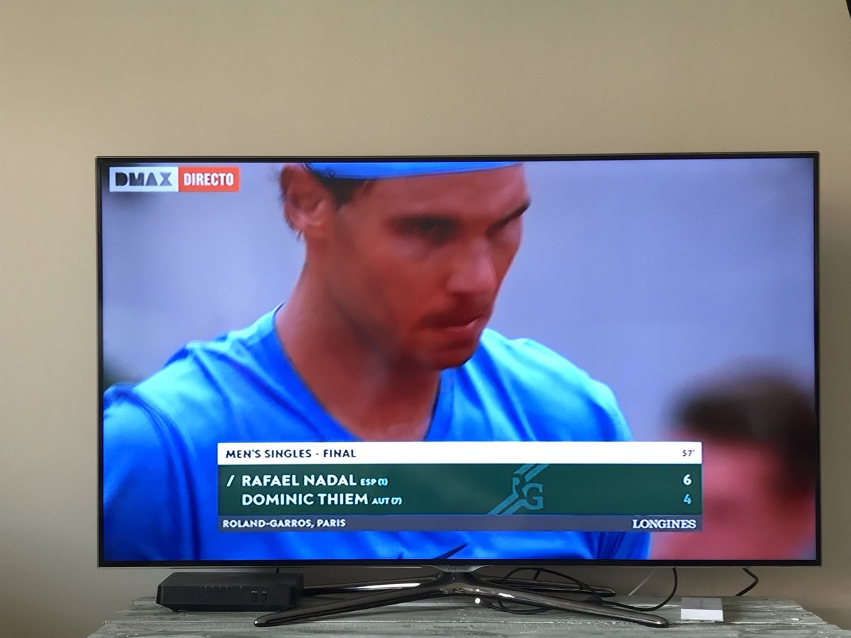 sergiophileas's tweet image. #Go @RafaelNadal #firstset #2moretogo #RolandGarros #amazing #Tennis
