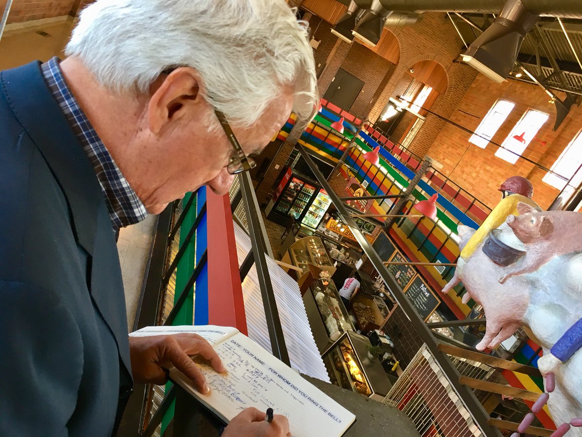 JerryKovacs's tweet photo. Recorded into the ledger for whom the bell rings! #MarketBell #ByWardMarket  #SomersetWard - Thanks to @twitandrewking and @JimWatsonOttawa for bringing this piece of history back to life! #Ottawa #OttCity https://t.co/OF5Z7eA3ax