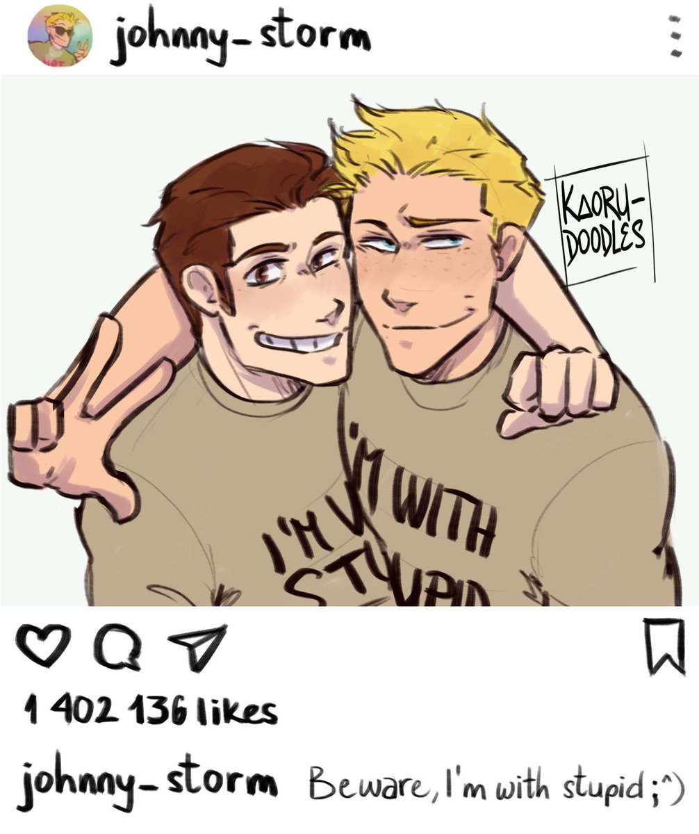 kaoru_doodles's tweet photo. Adorable dorks pt2🕷️🔥 I can't express how much I love #spiderman and #humantorch relationship 😭

#spideytorch #johnnystorm #peterparker #kaorudoodles https://t.co/IGCQA09rvo