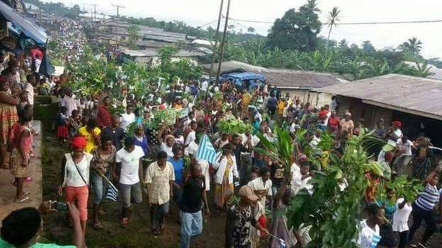 AmbaCitizens's tweet photo. Ministers in Cameroon,dictator #PauBiy,his terror soldiers are accomplices of targeted killings and genocide against Ambazonians,all will be held accountable in the appropriate court of law for crimes against humanity  #FreeSisikuAyukTabe #FreeAmbazonia https://t.co/h9EvFVv6Yc