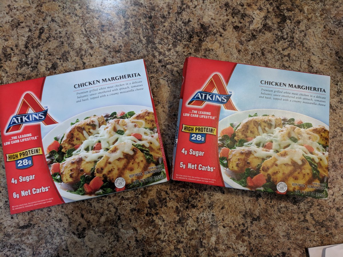 ethicaldesign12's tweet photo. @AtkinsInsider what can you make of this? Same exact product and ingredients list yet one has more net carbs than the other? Which do I trust? https://t.co/vPdU9w3VFH