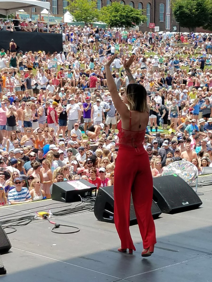 CassadeePope's tweet photo. Felt so good to be back at Riverfront yesterday. Thank you for all the love this week. Woke up feeling extremely proud of what we’ve accomplished together. And it’s just the beginning 🔥 https://t.co/eRZiB5adls