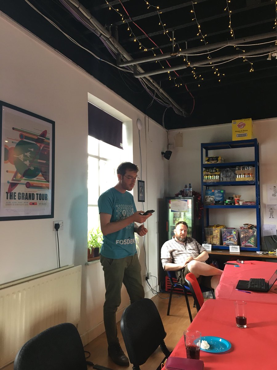 ColumbasDay's tweet photo. A bit of poetry recital from @phil_t_weir for #ColumbasDay! https://t.co/QTespufKco