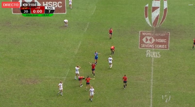 ferugby's tweet photo. #Leonas7s | @Paris7s (7º/8º PUESTO) 🇪🇸vs🏴󠁧󠁢󠁥󠁮󠁧󠁿: FINAL. Impresionantes las españolas. Partidazo de las Leonas7s, que derrotan a Inglaterra (20-7) tras un fantástico derroche de sacrificio y solidaridad en los dos extremos del campo. #VamosLeonas #TeamESP https://t.co/K3JrSjBEpN