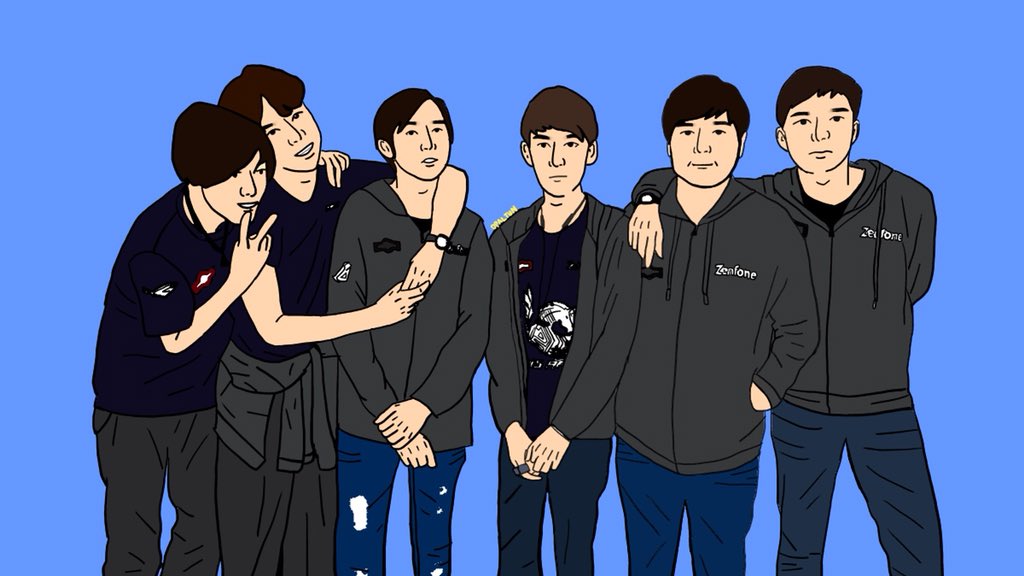 Pxmreal's tweet photo. เก่งมาก เก่งทุกคนเลยรู้มั้ย รักพวกพี่มากๆเลยนะ รูปนี้ถึงจะวาดให้ช้าไปหน่อย แต่มันคือรูปที่มีพวกพี่ครบทุกคน (ขาดคุงโอ) #Asusdebut #เสียงคิตตี้แต่ใจพี่เป็นปีศาจ https://t.co/EJOhN25vbj