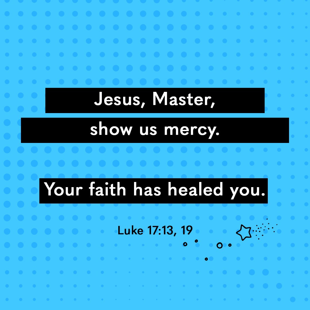 umcresurrection's tweet photo. Today's message is from the story of Jesus healing the 10 lepers. Luke 17:11-19 @RevAdamHamilton #Jesusandme #rezkc https://t.co/V0Wf2BqwEn
